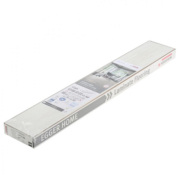 Ламинат 32 класс Egger Home дуб тосколано белый 1,99 кв.м 8 мм с фаской