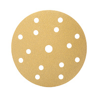 Диск шлифовальный КМ Gold d150 мм P180 на липучку бумажная основа (5 шт.)