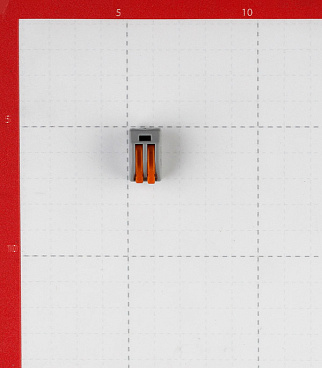 Клемма на 2 провода Wago 0,08-2,5 кв.мм с рычажками без пасты (50 шт.) (222-412/2650)