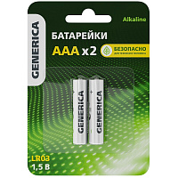 Батарейка Generica Alkaline мизинчиковый LR03 1,5 В (2 шт.) (ABT-LR03-ST-L02-G/4809)