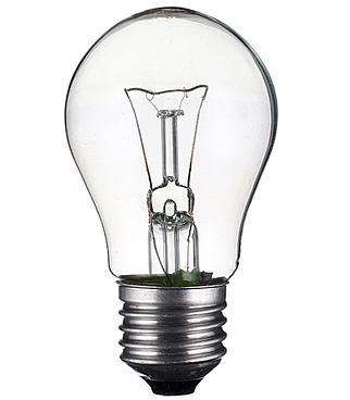 Лампа накаливания E27 75 Вт 220 В груша прозрачная