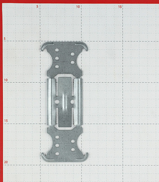 Соединитель двухуровневый КМ Стандарт 60х27 0,9 мм