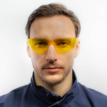 Очки защитные Delta Plus Brava открытые с желтыми линзами (BRAV2JA)