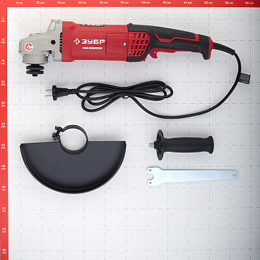 Шлифмашина угловая электрическая Зубр УШМ-230-2205 П 2200 Вт d230 мм