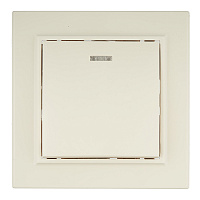 Выключатель EKF Минск одноклавишный встраиваемый бежевый с подсветкой (ERV10-121-20)