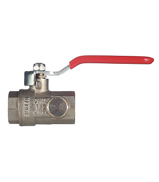 Кран шаровой латунный Valtec Base 1/2 ВР(г) х 1/2 ВР(г) ручка с дренажом и воздухоотводчиком прямой (VT.245.N.04)