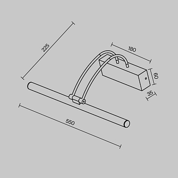 Подсветка Maytoni MIR004WL-L12B