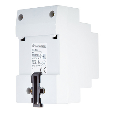 Реле напряжения модульное Новатек РН-106 220 В 60 А тип AC 1P+N