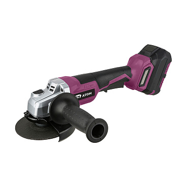 Шлифмашина угловая аккумуляторная КМ АТОМ 18 В d125 мм без АКБ и ЗУ (СAG-182/125BL)