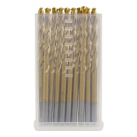 Набор сверл по металлу спиральных Hilberg Cobalt 5% Top 4,2х75 мм кобальтовое (10 шт.) (CO042-10)