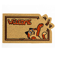 Коврик придверный противоскользящий Kokarda 40х70 см влаговпитывающий бежевый