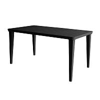 Стол разборный пластиковый Adrianoplast графит 1540х865х765 мм прямоугольный (Р6034ГР)