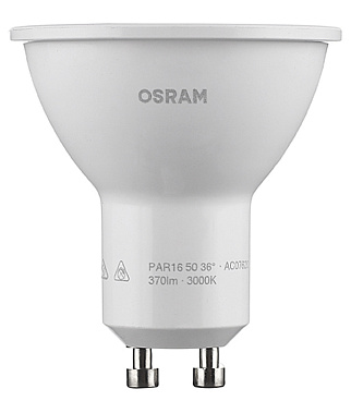 Лампа светодиодная светодиодная Osram GU10 3000К 5 Вт 400 Лм 220-230 В рефлектор PAR51