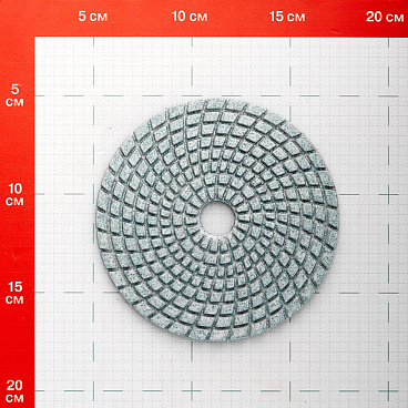 Круг алмазный шлифовальный по камню Rage by Vira гибкий d125 мм P50 для мокрого шлифования