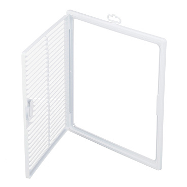 Люк ревизионный Era Декофот пластиковый 300х300 мм накладной с решеткой