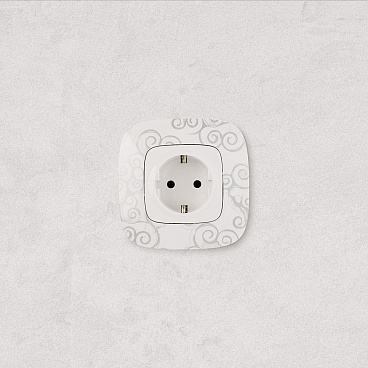 Рамка Legrand Valena Allure oдноместная нарцисс хром (754341)