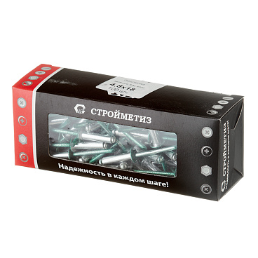 Заклепка вытяжная 4,8x18 мм алюминий/сталь зеленая RAL 6005 (100 шт.)