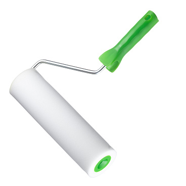 Валик поролон 250 мм d70 мм для водной основы с ручкой Wenzo