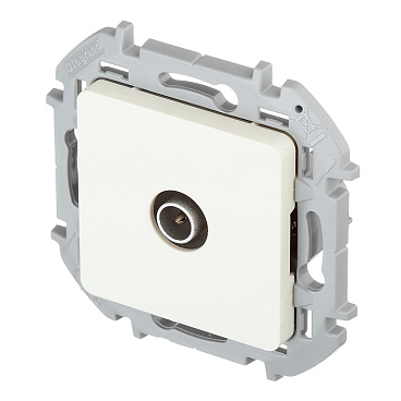 Розетка телевизионная Legrand Inspiria встраиваемая слоновая кость (673851)