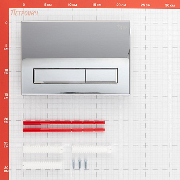 Клавиша смыва для инсталляций Corsa Deco TX хром глянцевая (FBTX)