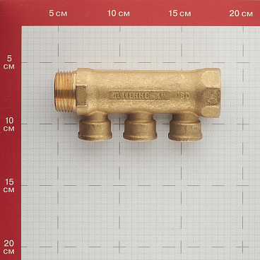 Коллектор Tiemme 1 ВР(г) х 3 выхода 1/2 ВР(г) х 1 НР(ш) (1910023)