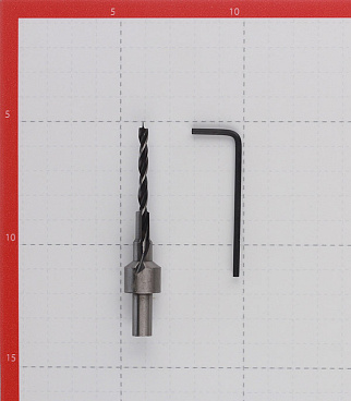 Сверло по дереву Практика 4х50 мм конфирмат для мебельной стяжки 5х50 мм (774-924)