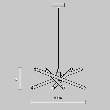 Подвесной светильник Freya FR6130PL-L24B