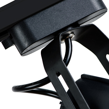 Трековый светильник однофазный Arte Lamp Lyra 40 Вт E27 2 кв.м черный (A6252PL-1BK)
