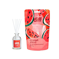 Аромадиффузор с палочками Diff Сочный арбуз 50 мл