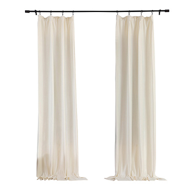 Штора вельвет белая 150х270 см Casa Conforte Holland Вельвет (2 шт.) (6176926)