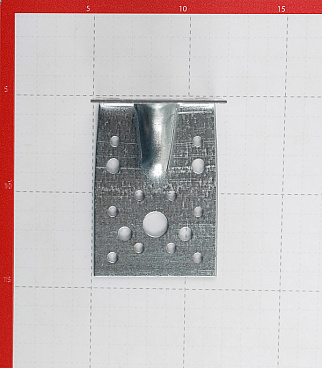 Уголок крепежный усиленный оцинкованный 90х90х65х1.8 мм