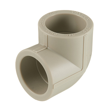 Угол полипропиленовый Valfex 40 мм 90° серый (10108040Г)