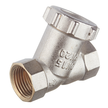 Фильтр косой Valtec с заглушкой 1/2 ВР(г) х 1/2 ВР(г) (VT.193.N.04)