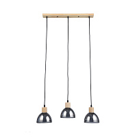 Светильник подвесной Arte Lamp Lancaster E27 60 Вт 7 кв.м черный/серый IP20 (A5869SP-3BK)