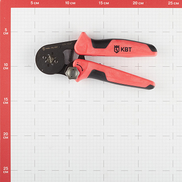 Пресс-клещи КВТ ПКВк-16у для обжима втулочных наконечников 0,25-16 кв.мм (74594)