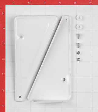 Мойка для кухни 50х50х16 см подвесная с кронштейнами эмалированная (1701)