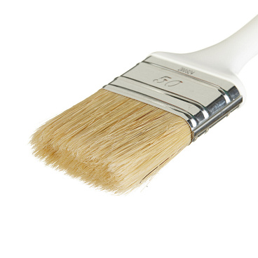 Кисть плоская смешанная щетина пластиковая ручка Beorol Universal 50х15 мм для эмалей и лаков на алкидной основе