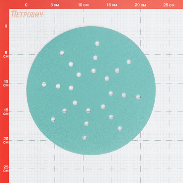 Диск шлифовальный Sunmight Film L312T d225 мм P120 на липучку пленочная основа (5 шт.) (53508R)
