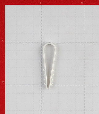 Дюбель-хомут для круглого кабеля Tech-Krep 11-18 мм белый (100 шт.)