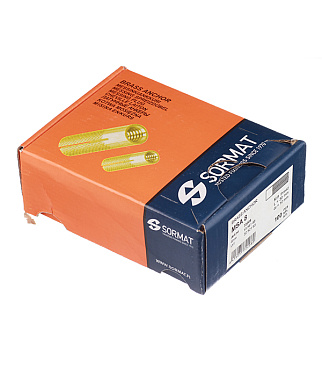 Анкер Sormat MSA для бетона 8х30 мм латунный (100 шт.)