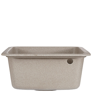 Мойка для кухни Granula Standard 50х42х19 см врезная кварц бежевая