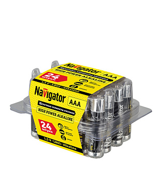 Батарейка Navigator AAA мизинчиковая LR03 1,5 В (24 шт.)