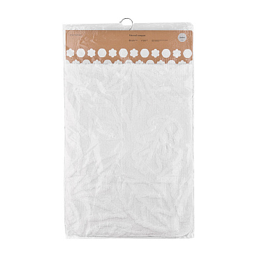 Коврик для ванной белый 50х80 см Moroshka Shelest (944-303-01)