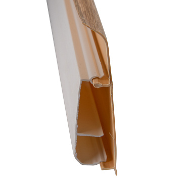 Плинтус ПВХ напольный Salag Lima 72 мм дуб бурбон натуральный 2500 мм