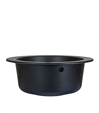 Мойка для кухни Granula Standart d48х19 см врезная кварц черная