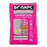 Штукатурка цементная Боларс Универсаль универсальная 25 кг