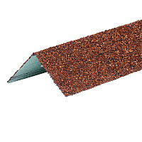 Угол наружный металлический Технониколь Hauberk 1250 мм терракотовый