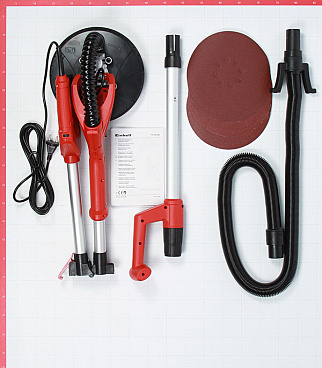 Шлифмашина для стен и потолков электрическая Einhell TC-DW 225 600 Вт d225 мм (4259930)