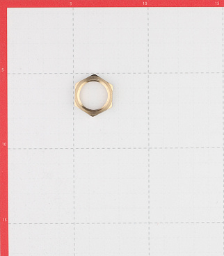 Контргайка 1/2 ВР(г) латунная