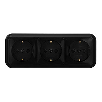 Розетка Svet накладная черная (EV0361-8431)